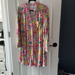 LS button down sleep shirt